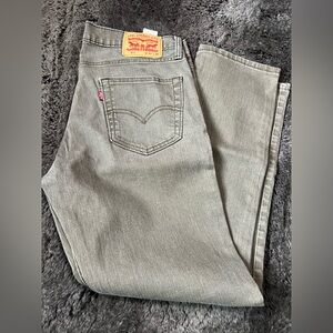 Levi's Men's Olive Green Jeans Size 34x30